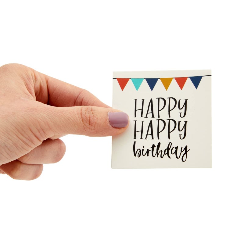 Sustainable Greetings: 72-Pack All Occasion Mini Notecards with Envelopes and 24 Assorted Stickers, 2.5x2.5 Inches, Multicolored - Image 5